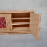 Art Deco Limed Oak Sideboard attributed to André Arbus