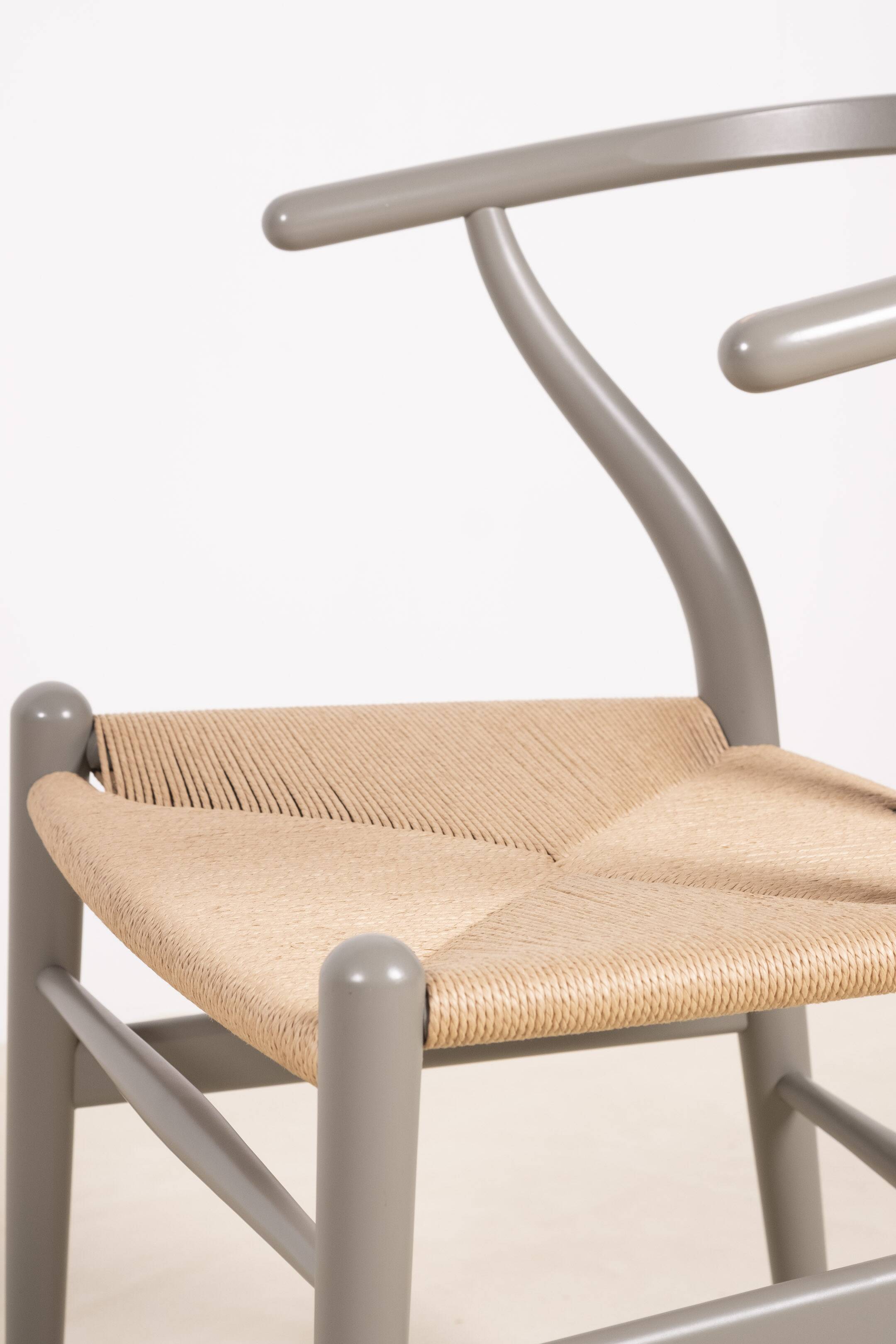 2 chaises Hans J. Wegner CH24 "Wishbone" pour Carl Hansen & Søn