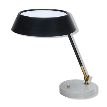Stilux table lamp in marble and brass circa 1950