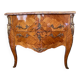 Old chest of drawers marquetry Louis XV style