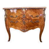 Commode ancienne marquetterie style Louis XV