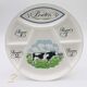 6 Bourguignonne fondue plates, Porcelain and Earthenware from Auteuil - Paris.