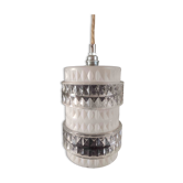 Suspension verre blanc et transparent