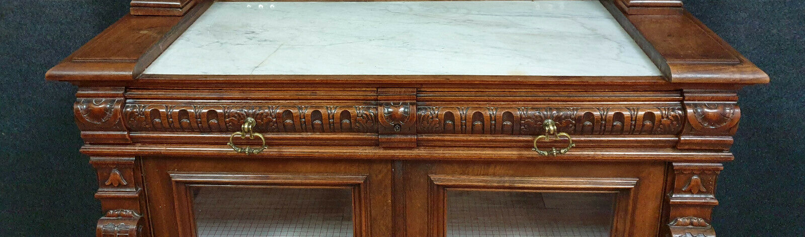 Renaissance mass walnut hunting lodge library