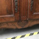 Parisian oak sideboard with two doors