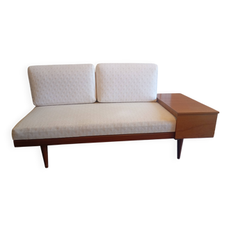 Canapé daybed teck, design Ingmar Relling