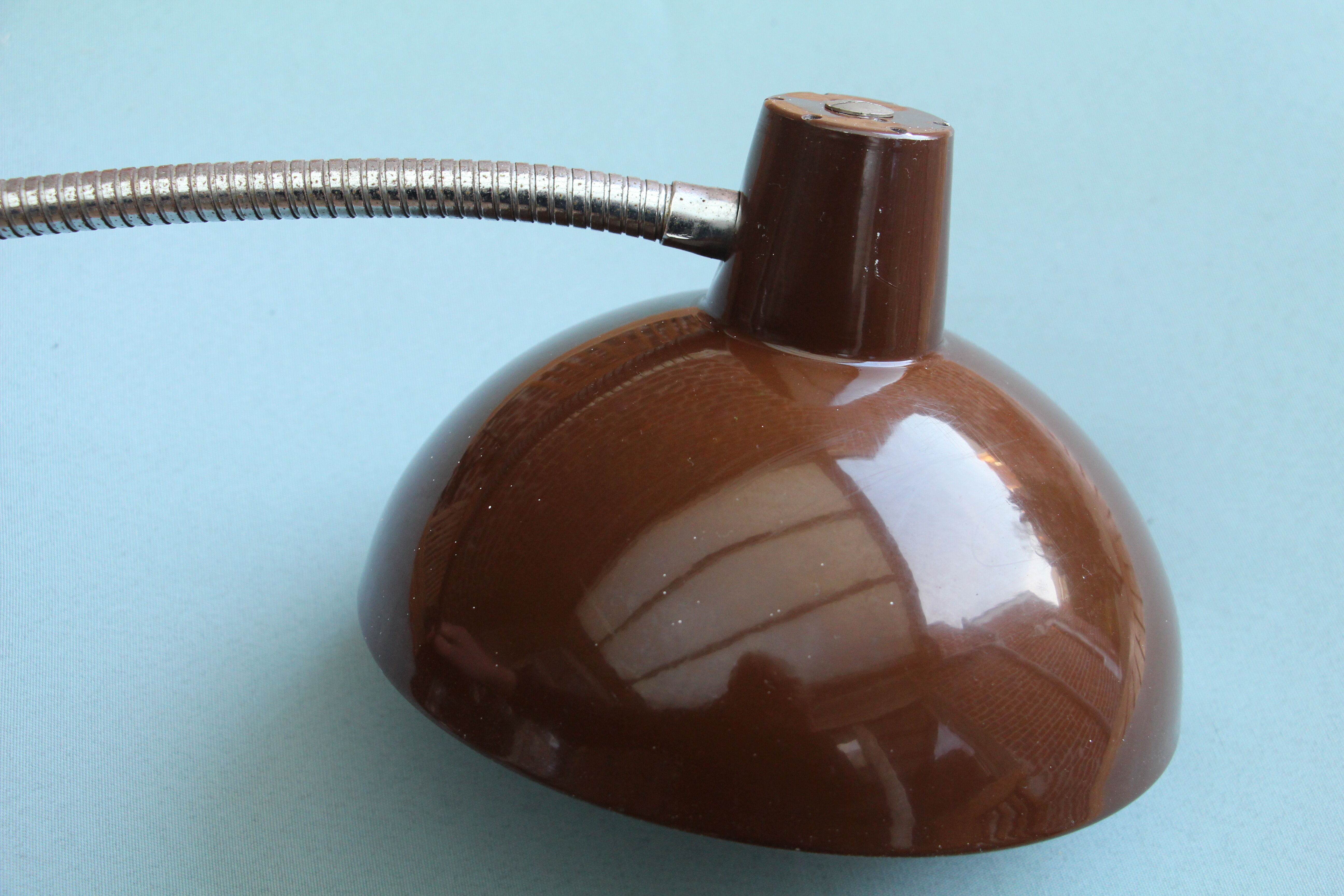 Brown desk lamp 70's