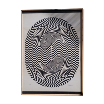 Tiremarche optical screenprint