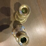 Ancient brass candlesticks