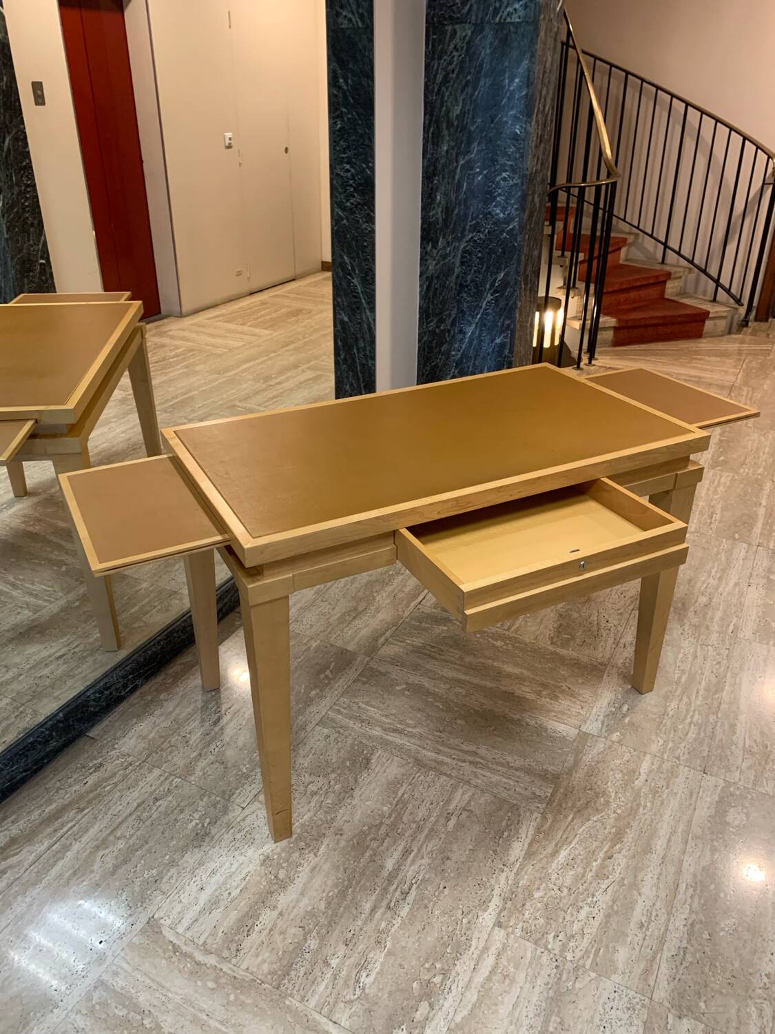 Flat desk stamped Philippe Hu