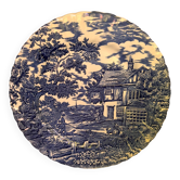 Grand plat de service bleu The Hunter de Myott