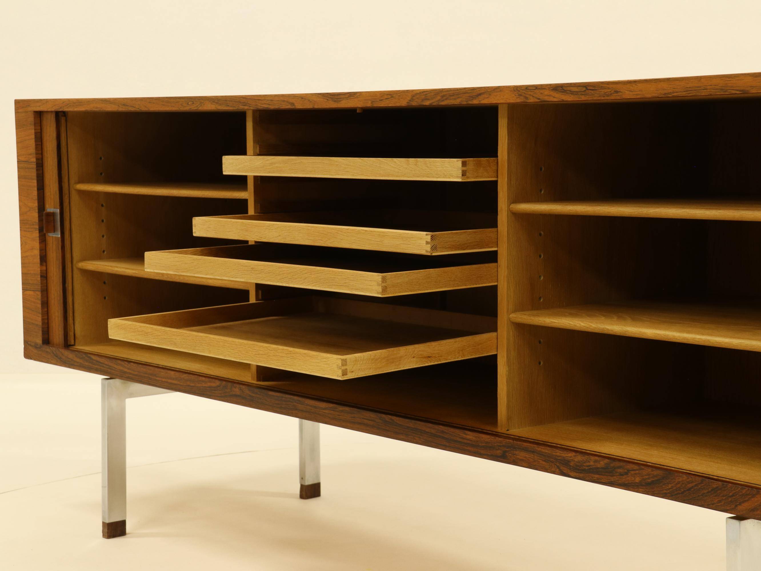 Sideboard Model RY 25 President in Rosewood by Hans Wegner, Denmark, 1960s