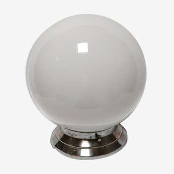 Opaline ball ceiling lamp