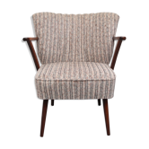 Fauteuil cocktail des années 1950 gris-beige