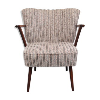 1950s cocktail armchair in grey-beige