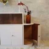 Rounded cabinet vintage beige