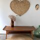 Table basse scandinave bords recourbés