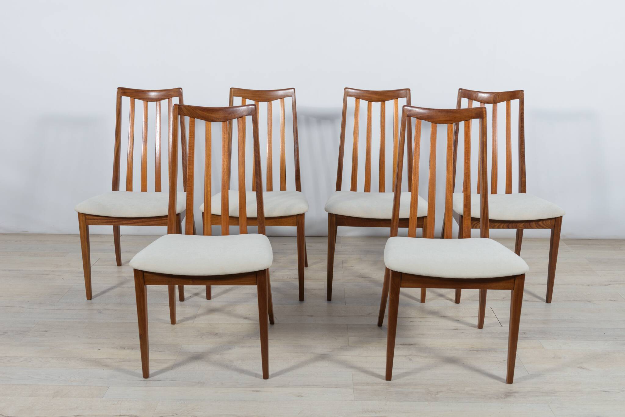 Mid-Century Teak Dining Chairs by Leslie Dandy for G-Plan, 1960s, Set of 6
