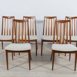 Chaises de salle à manger en teck du milieu du siècle par Leslie Dandy pour G-Plan, années 1960, lot de 6
