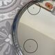 plateau miroir contour argent Art Déco
