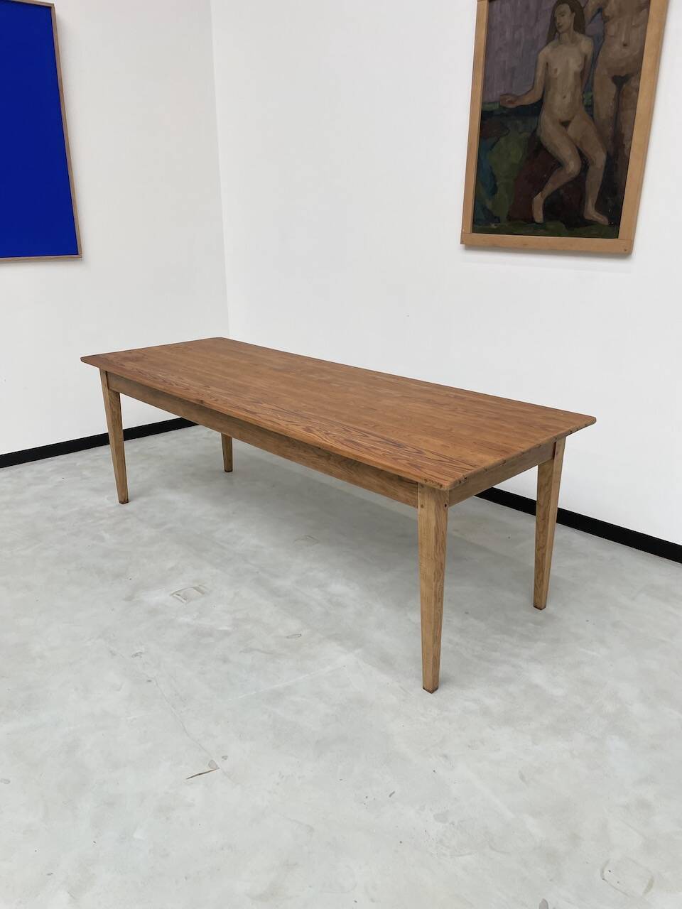 Pine and oak farmhouse table 220 cm