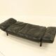 Daybed by Zanotta in black leather
