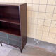 Danish bookcase with glass display