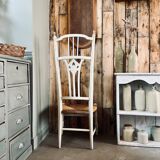 Old straw chair