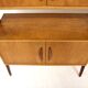 Bibliothèque scandinave "Double" en teck, Suède, 1950