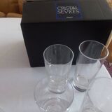1 SET of 6 CRISTAL DE SEVRES COCKTAIL glasses