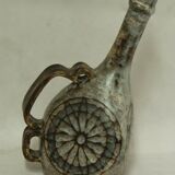 1950 enamelled stoneware pitcher
