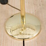 Italian floral brass floor lamp, 1970-80s