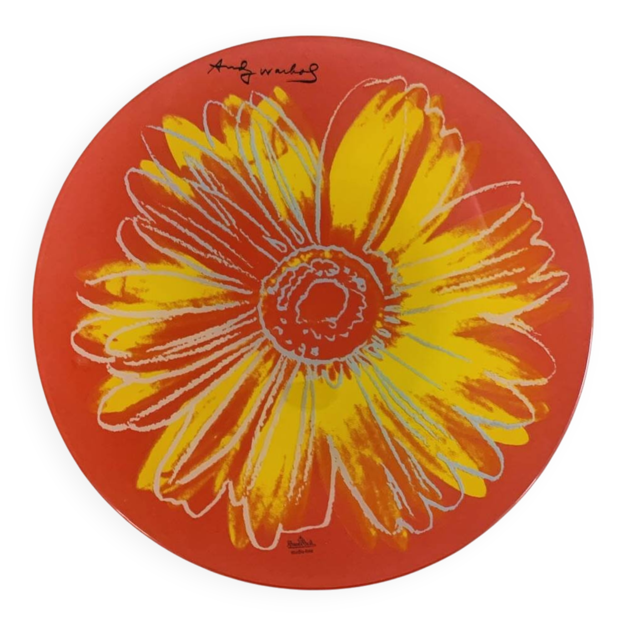 Daisy decorative plate by Andy Warhol, for Rosenthal, 1980s