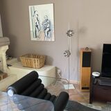 Space age floor lamp. 2 sputnik spots. 1970.