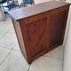 Document storage cabinet with curtains g. moreux radia year 1920 old office
