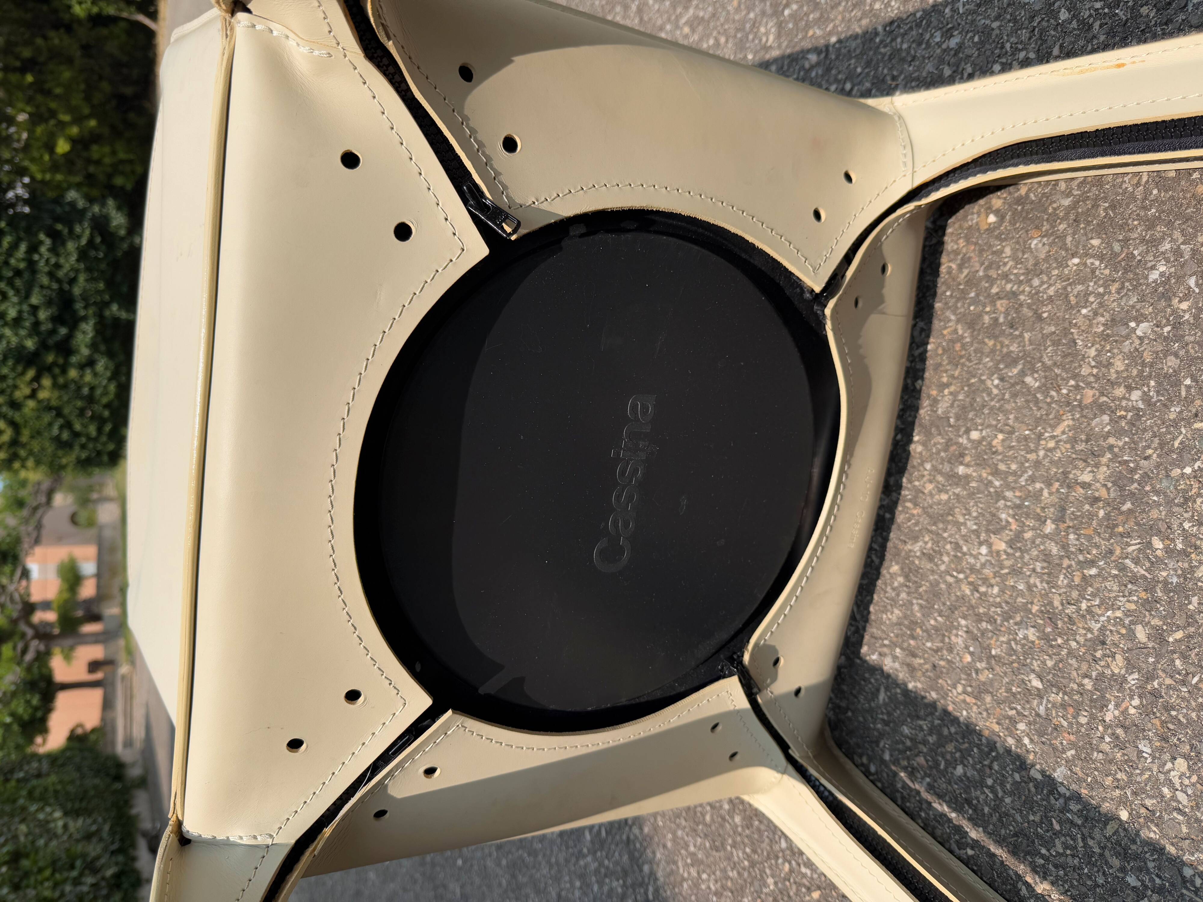 4 chaises de bar Cab Cassina de Mario Bellini