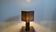 POLISHED/FROSTED BRONZE LAMP MICHEL MANGEMATIN FRANCE 1960