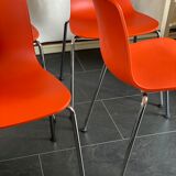Set of four Vitra HAL chairs
