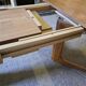 Table extensible Baumann en teck des années 60, (2 rallonges)
