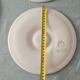 Lot of 8 vintage oyster plates moulin des loups - sage green - fran