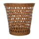 Vintage paper basket in rattan
