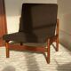 Chauffeuse scandinave vintage
