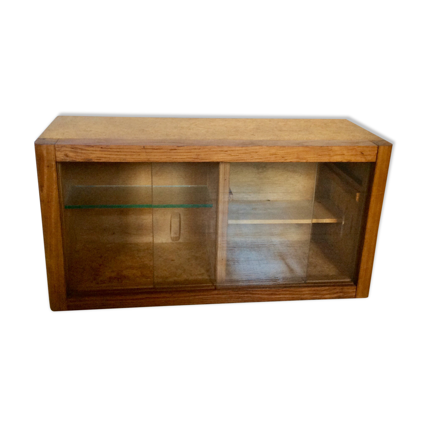 Wooden showcase locker