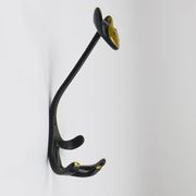 Animal wall hook in brass by Walter Bosse, Cat Zoo by Herta Baller, Austria, 1950s.