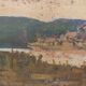 Peinture sur bois paysage première moitié du XXe siècle