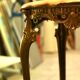 Antique gilded rococo gueridon with 2 onyx tops – Napoleon III