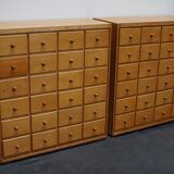 Pair of furniture from a 20th century Dutch apothecary