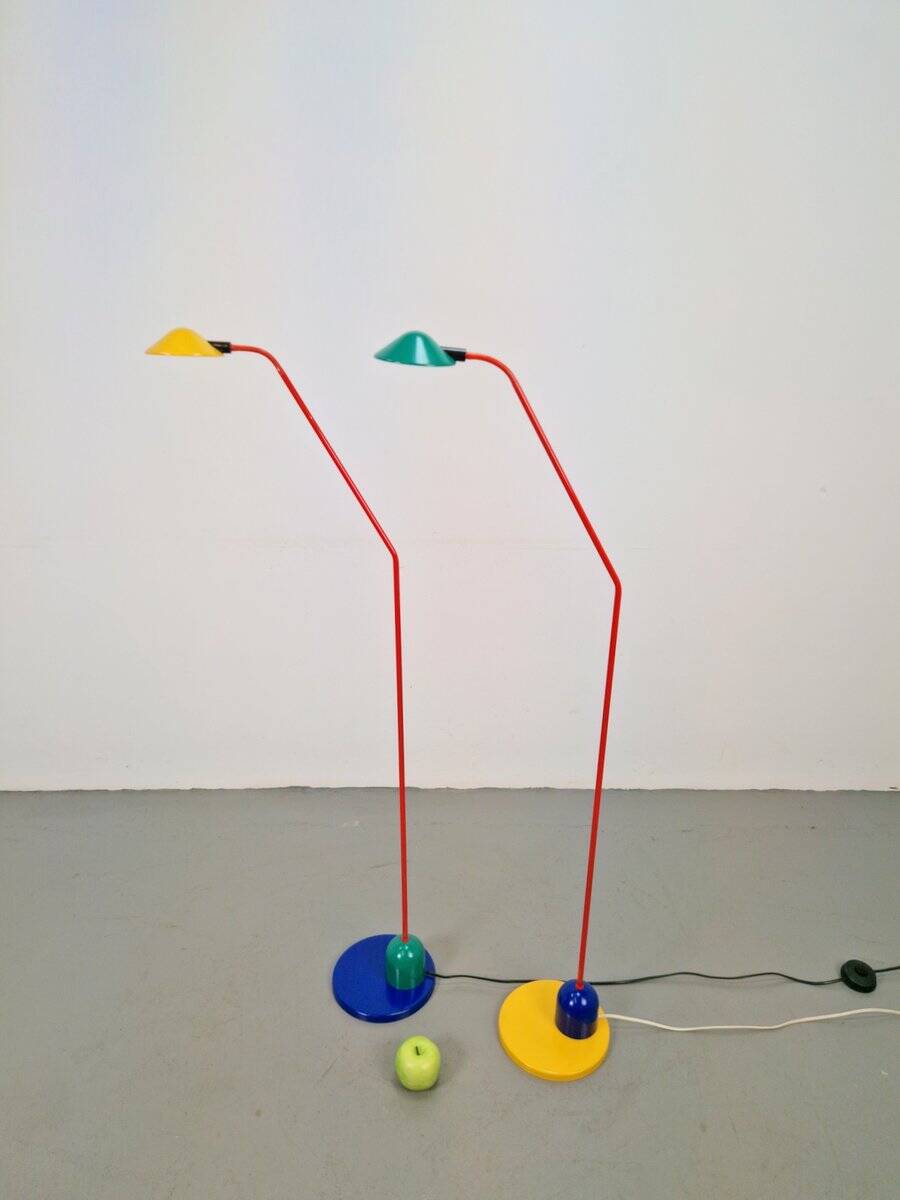 Lampadaires de Happylight, années 1980, ensemble de 2