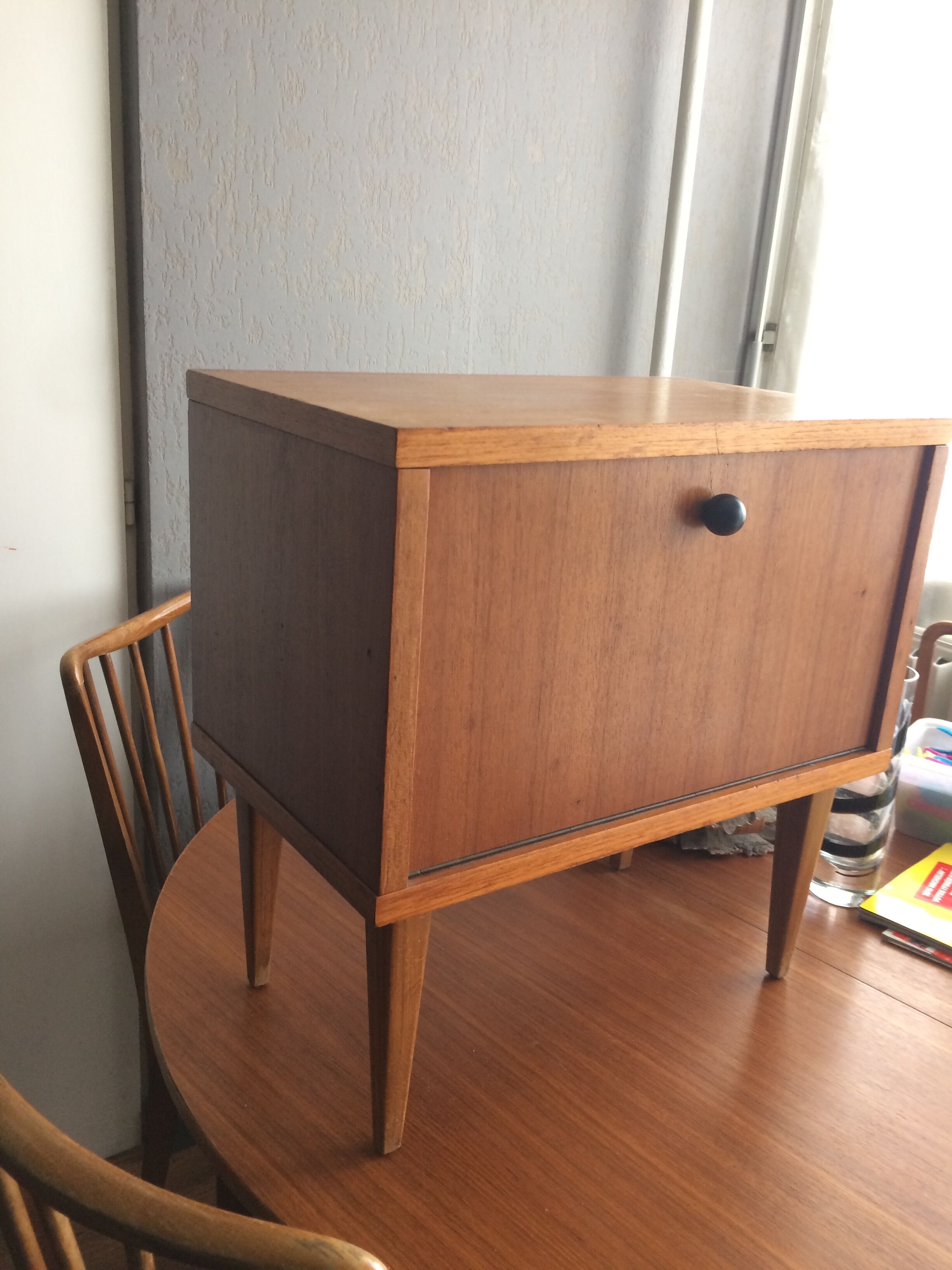 70s vintage bedside table