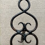Wrought iron patère